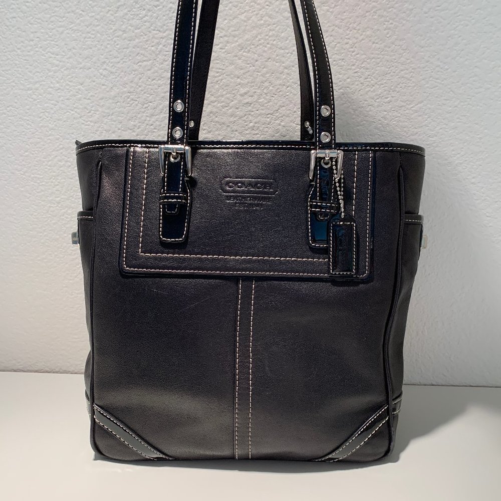 Coach Black Leather Handbag